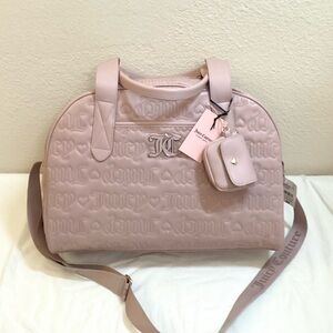 NEW Juicy Couture Pink League Dome Weekender